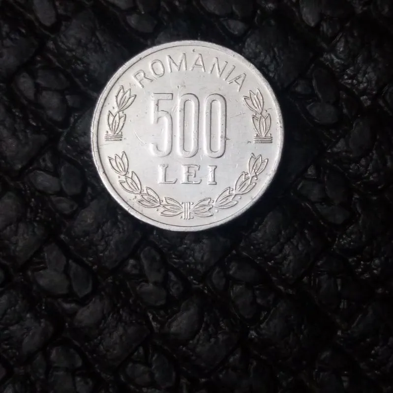سکه 500 لئو آلومینیم رومانی _1999