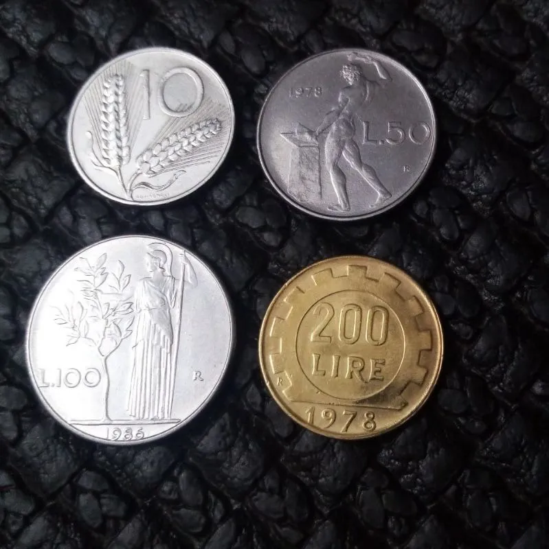 4 سکه لیر متفاوت ایتالیا