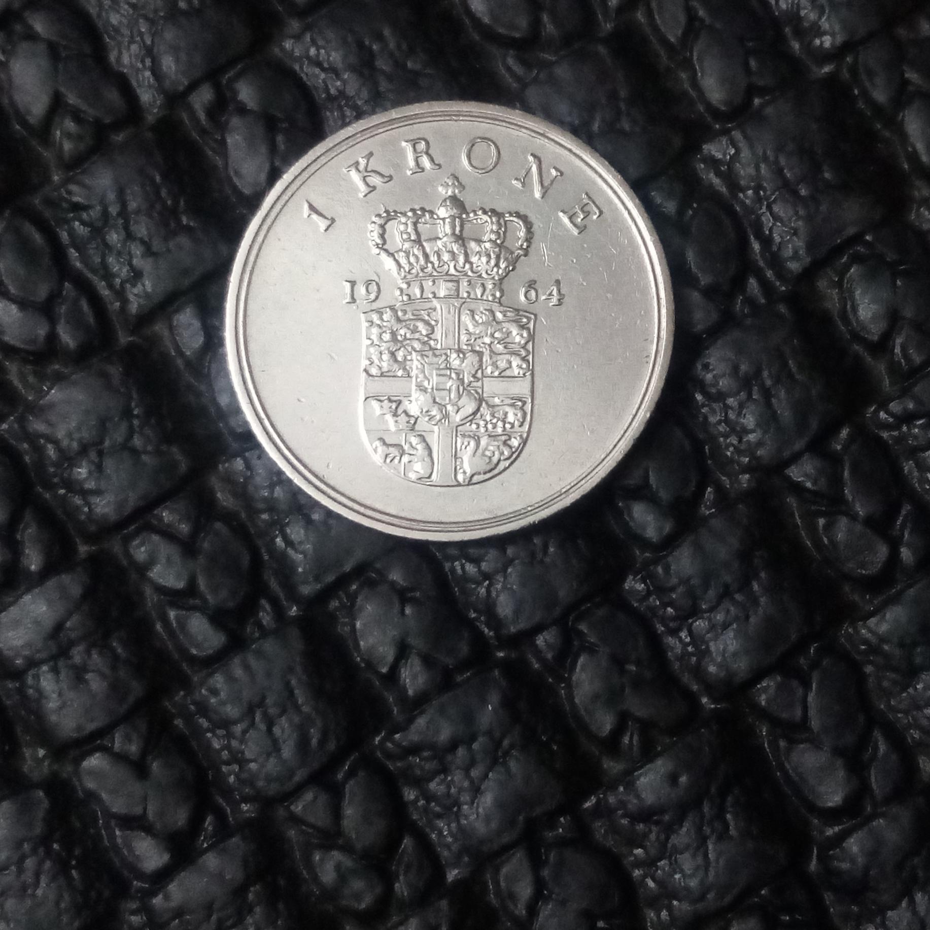 سکه 1 کرون دانمارک 1964