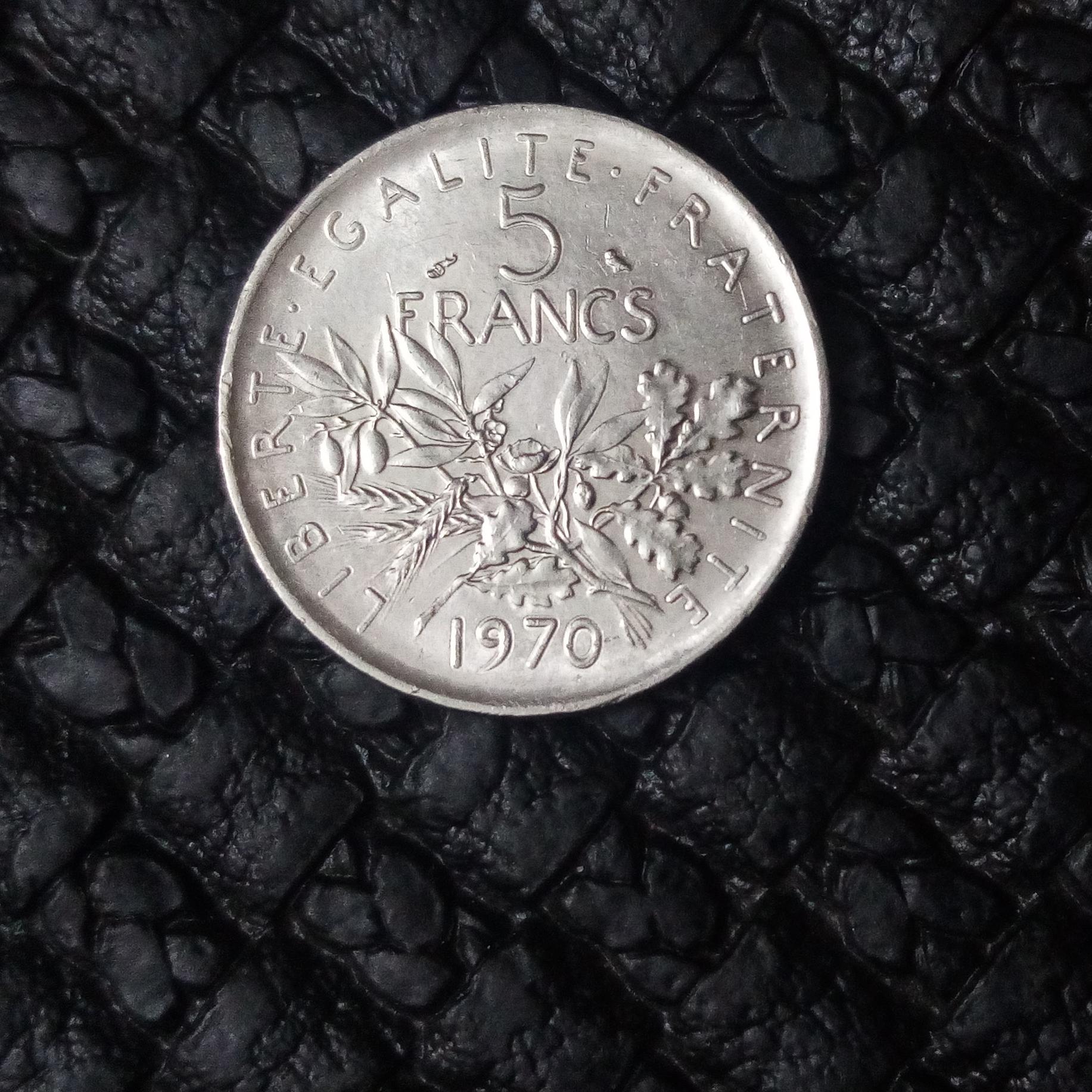 سکه 5فرانک فرانسه 1970