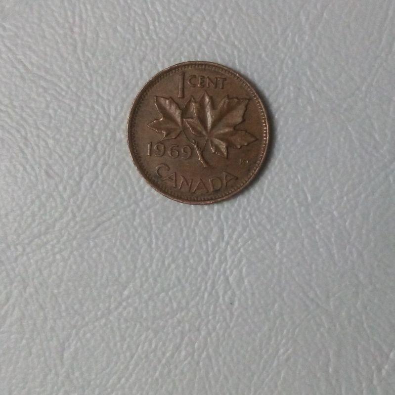 سکه 1 سنت کانادا _1969