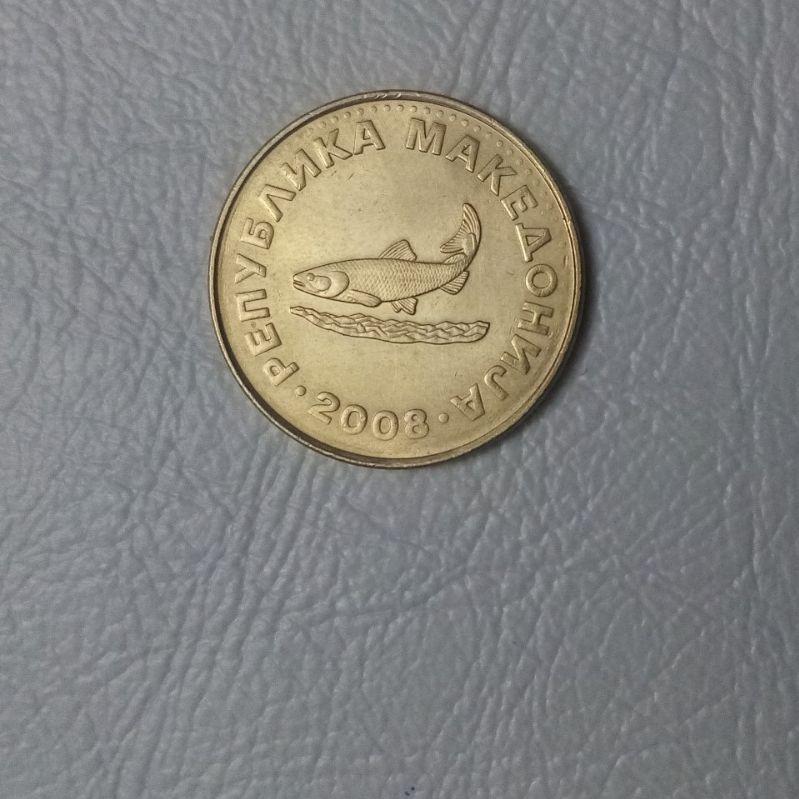 سکه 2 دنار مقدونیه 2008