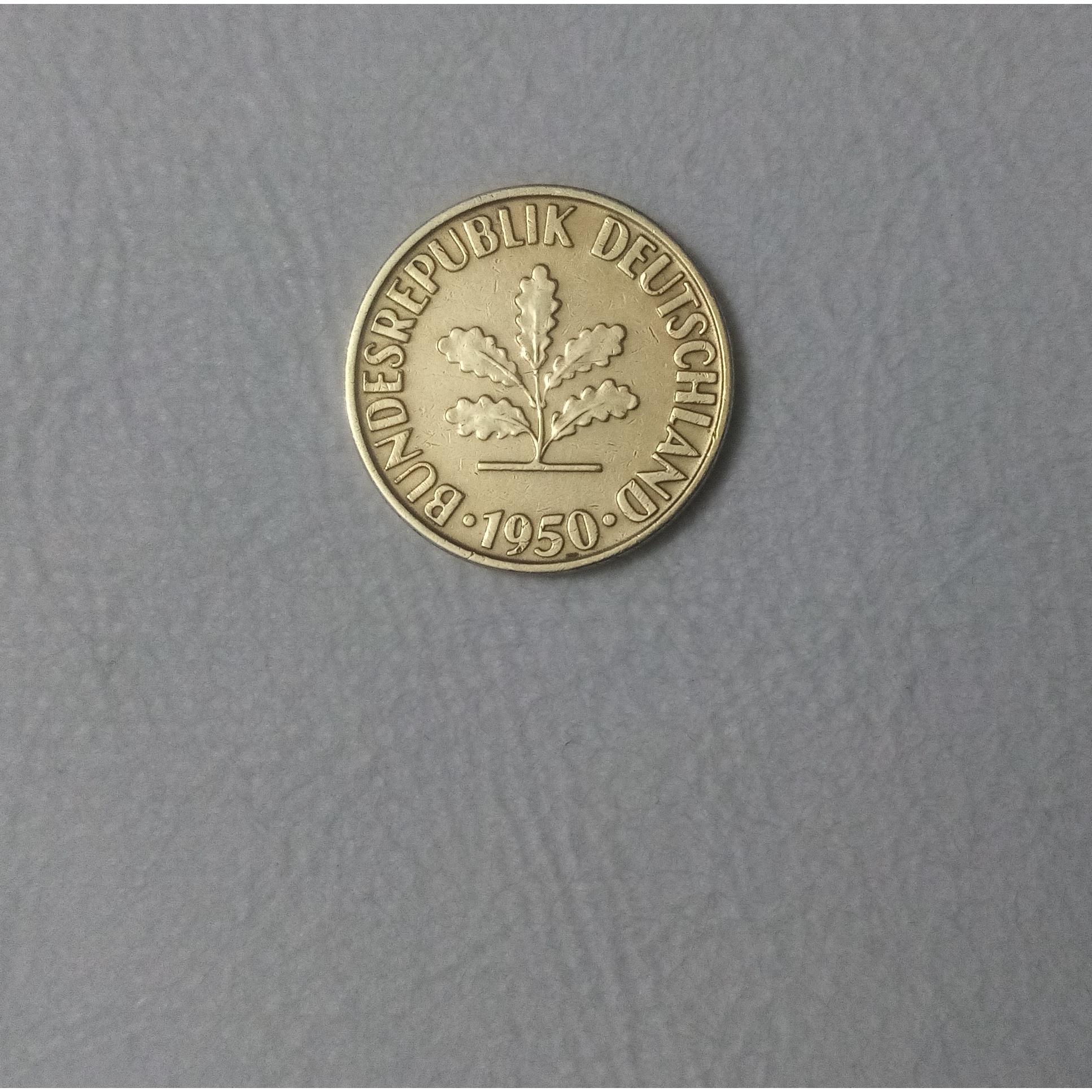 سکه 10فنینگ آلمان__1950