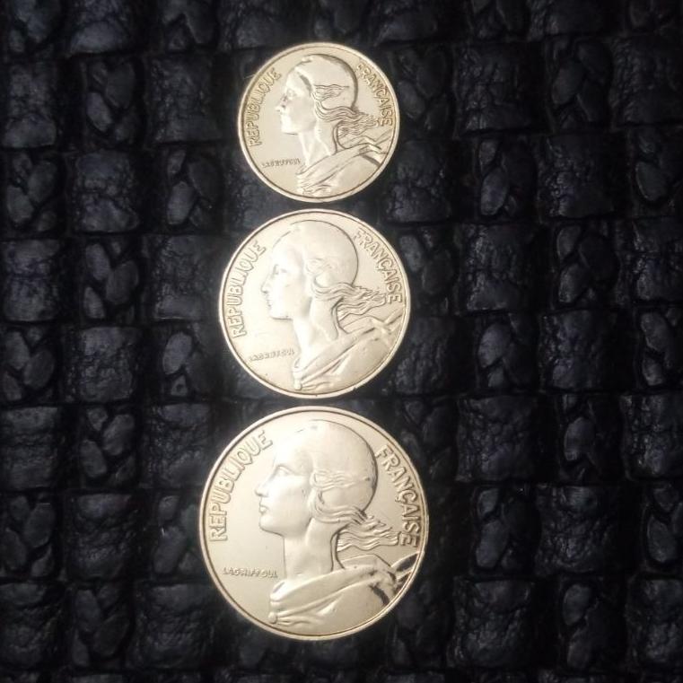 3سکه 20-10-5 سنتیم1981 فرانسه
