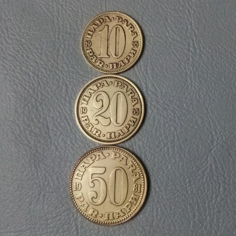 3سکه 50-20-10 پارا یوگسلاوی سابق
