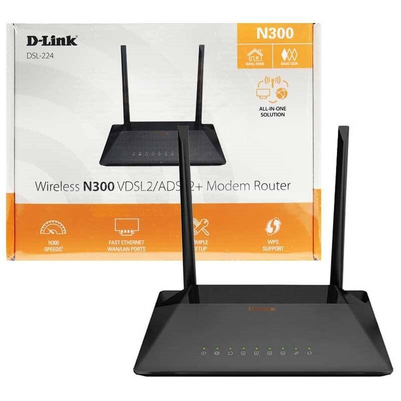 مودم روتر ADSL2 وVDSL2 دی لینک DSL-224