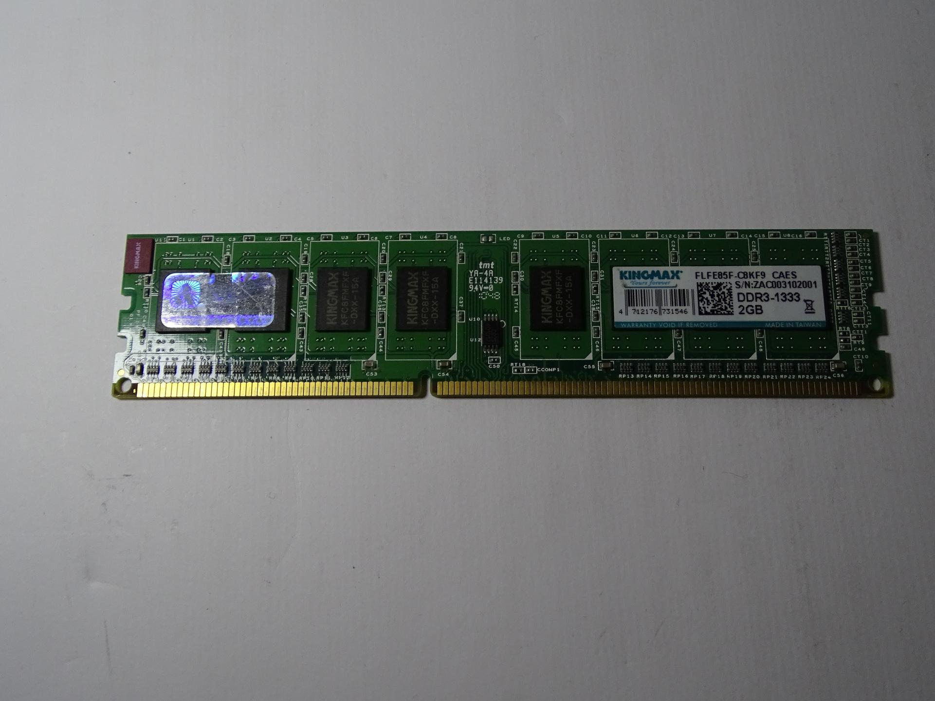 رم کینگ مکس Kingmax 2GB DDR3 1333Mhz