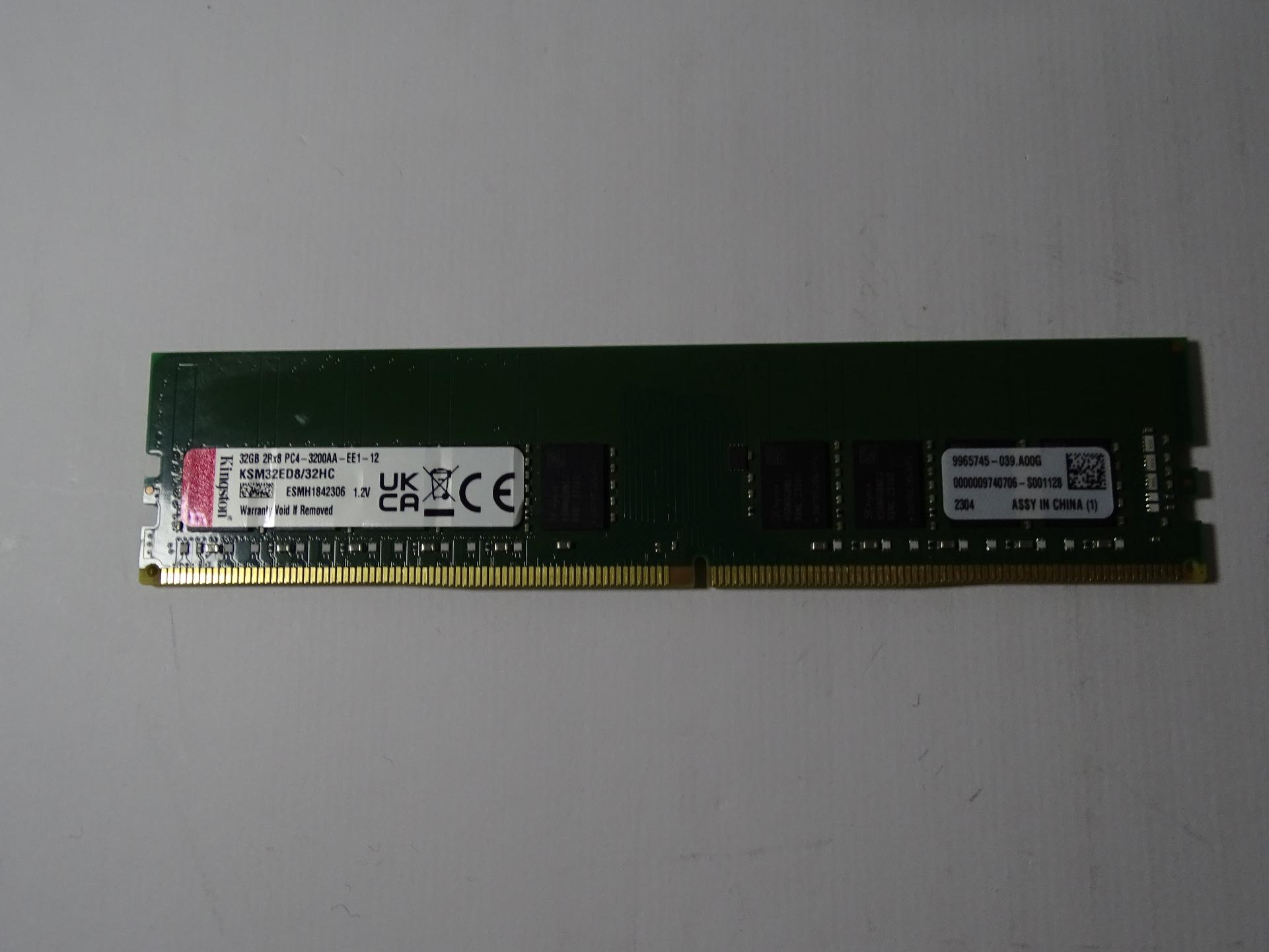 رم کینگستون Kingston 32GB DDR4 3200 2Rx8