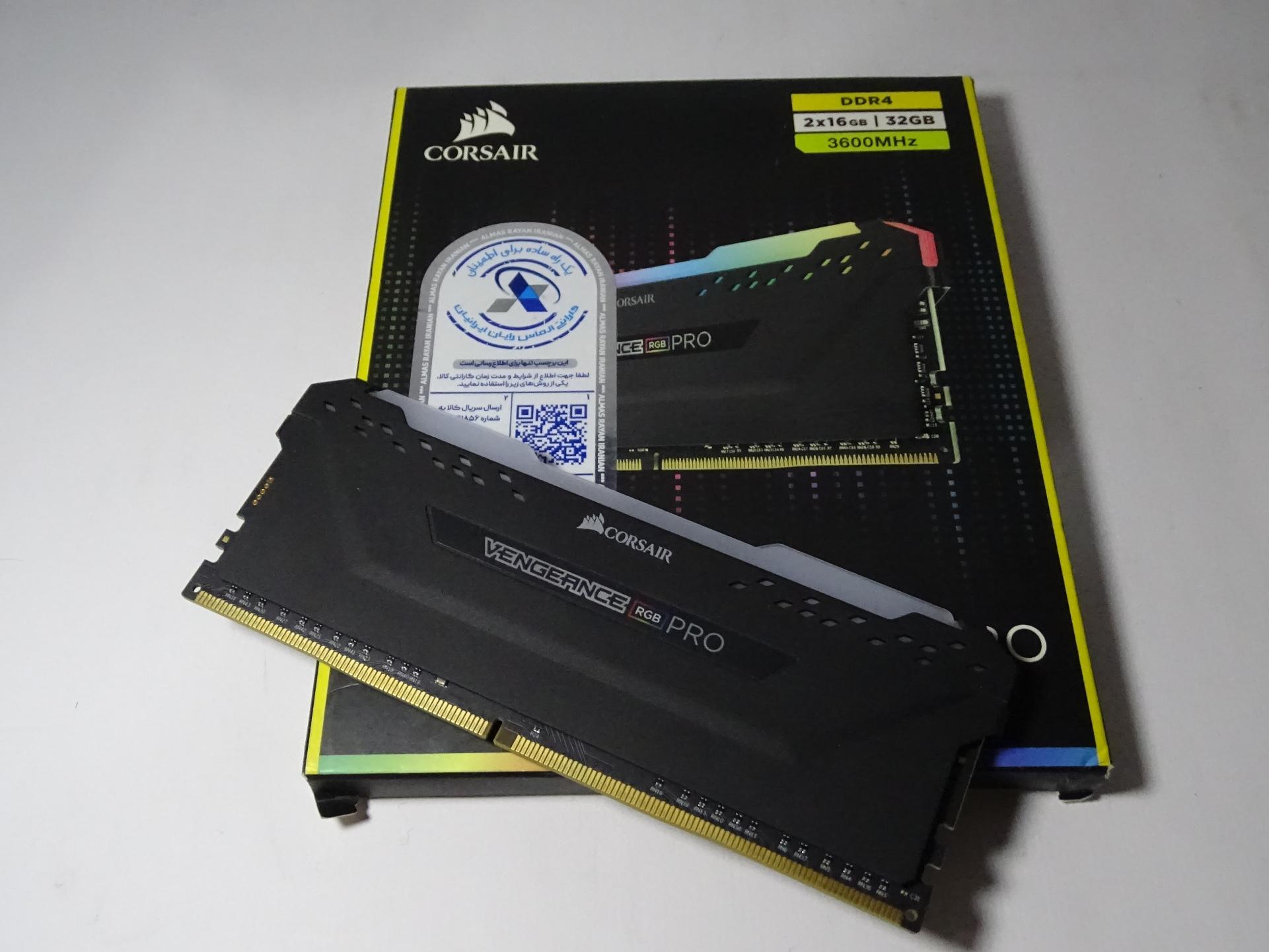 رم کورسیر VENGEANCE RGB PRO DDR4 16GB