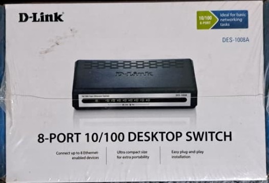 سوییچ شبکه 8 پورت 10/100 D-link 1008A