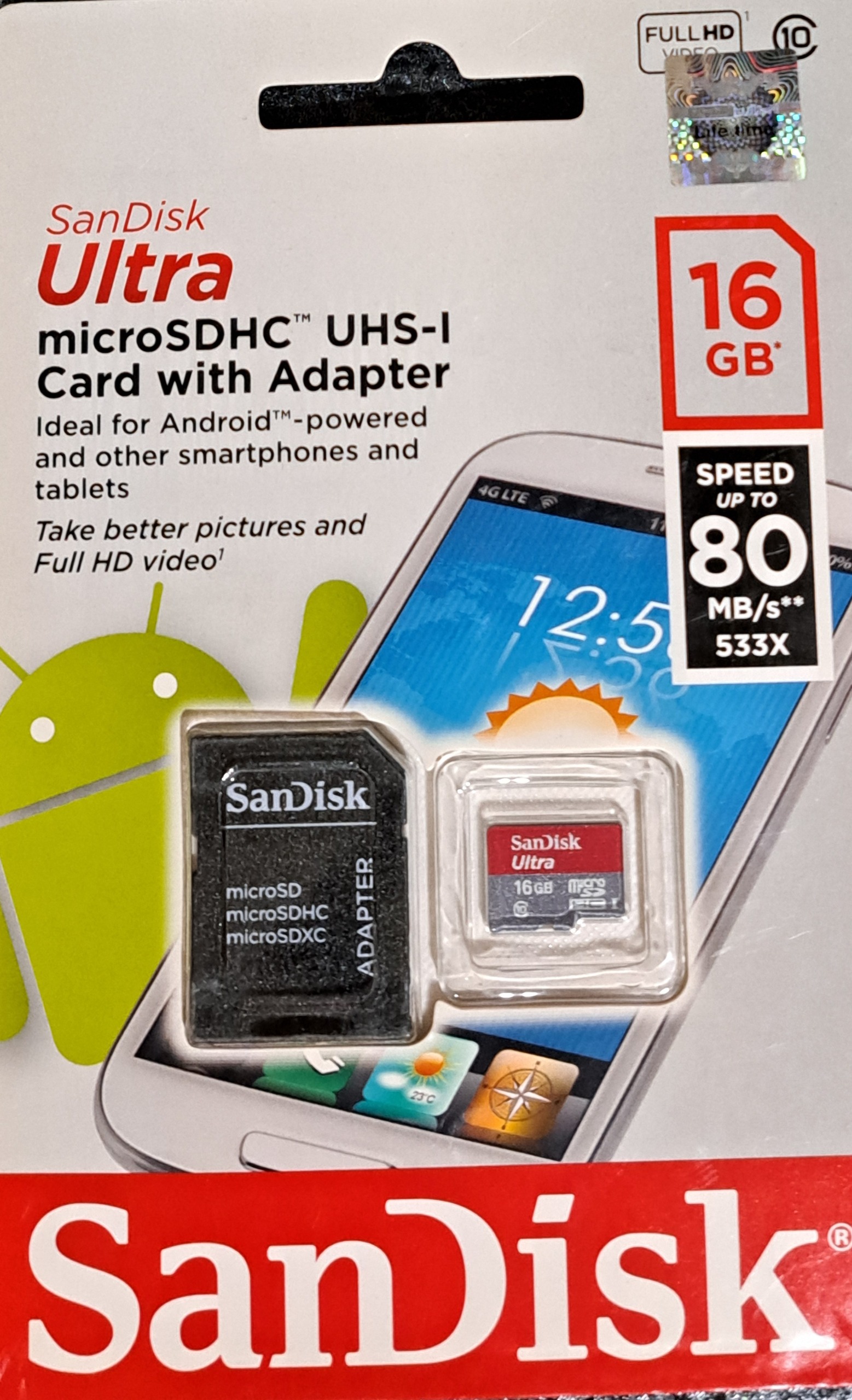 کارت حافظه میکرو اس دی ( رم موبایل ) 16 گیگ