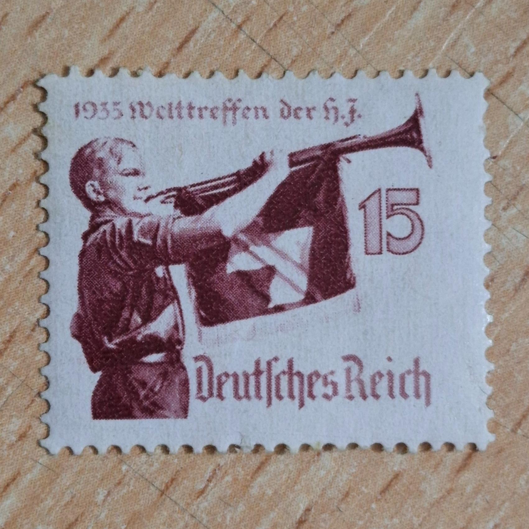 تمبر ارزشمند جوانان هیتلری  آلمان نازی و رایش سوم