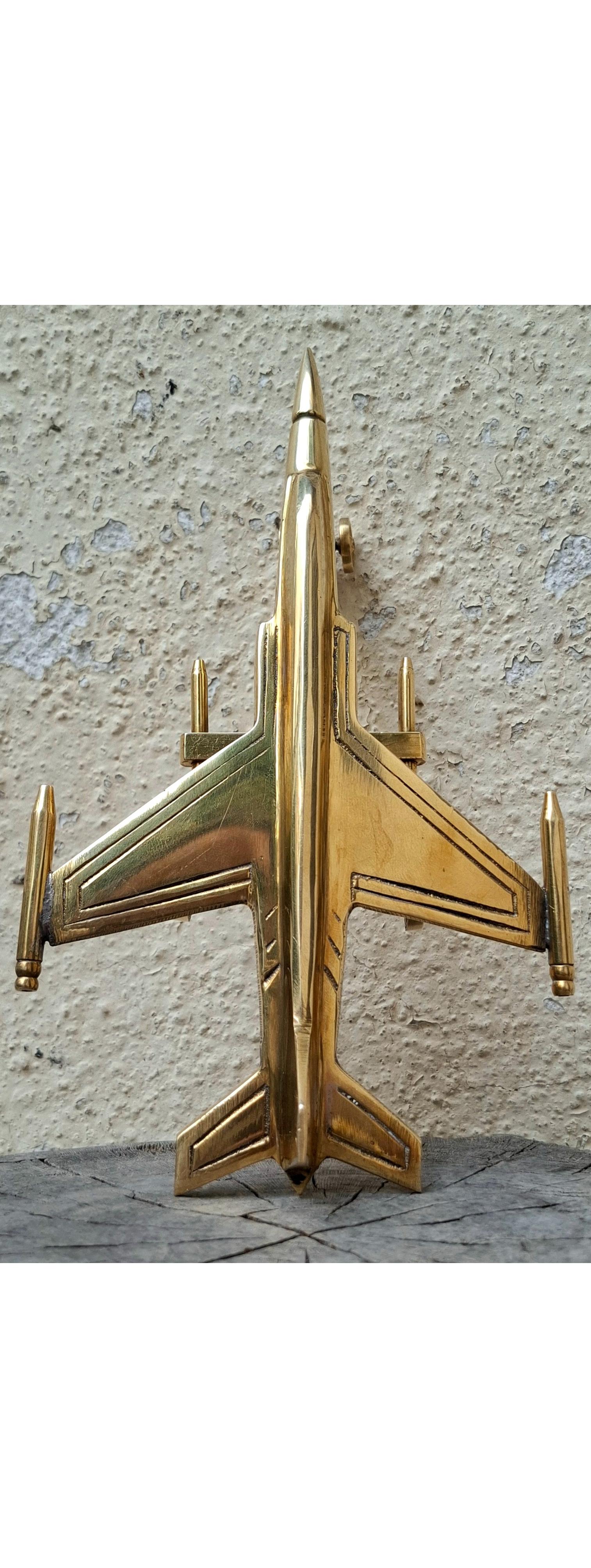 هواپیمای برنجی دست ساز و زیبا