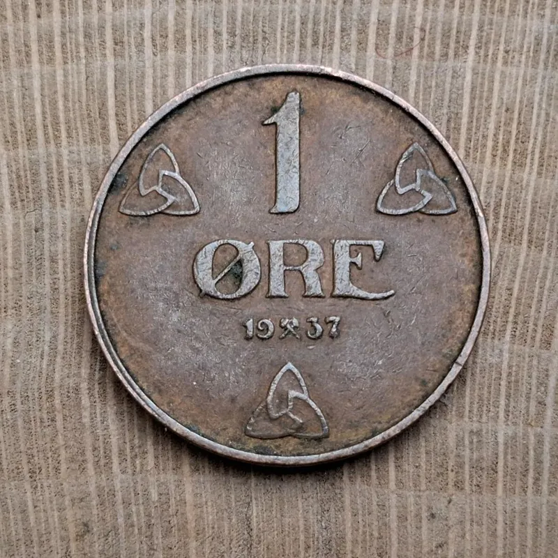 فروش ویژه سکه خارجی کوچک 1 اور نروژ 1937