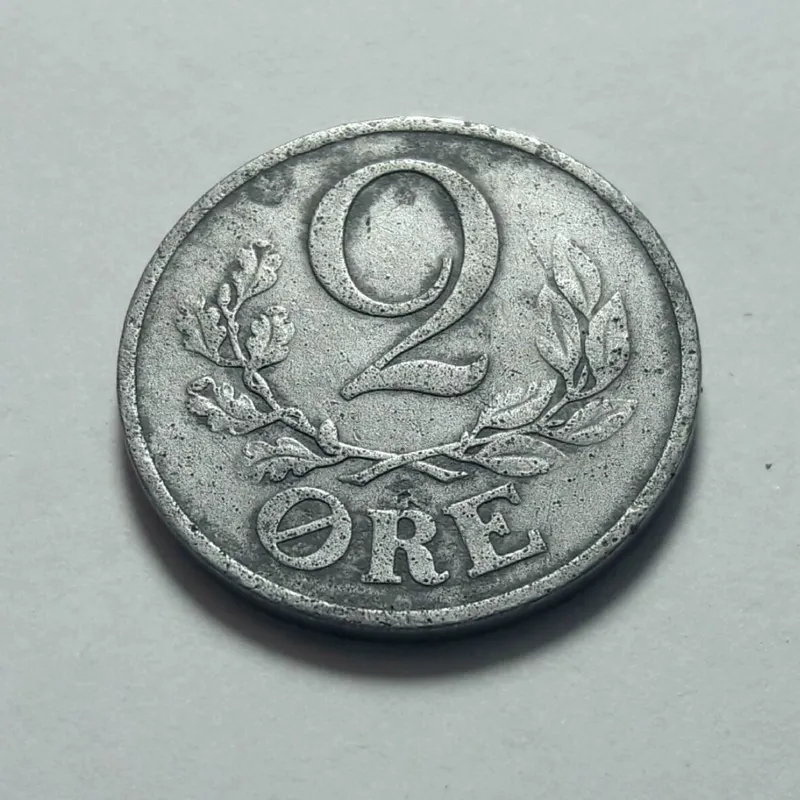سکه 2 اور دانمارک اشغالی آلمان نازی 1944