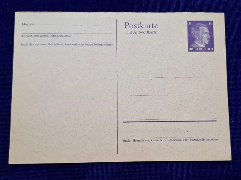 کارت پستال ارزشمند آلمان نازی و رایش هیتلر