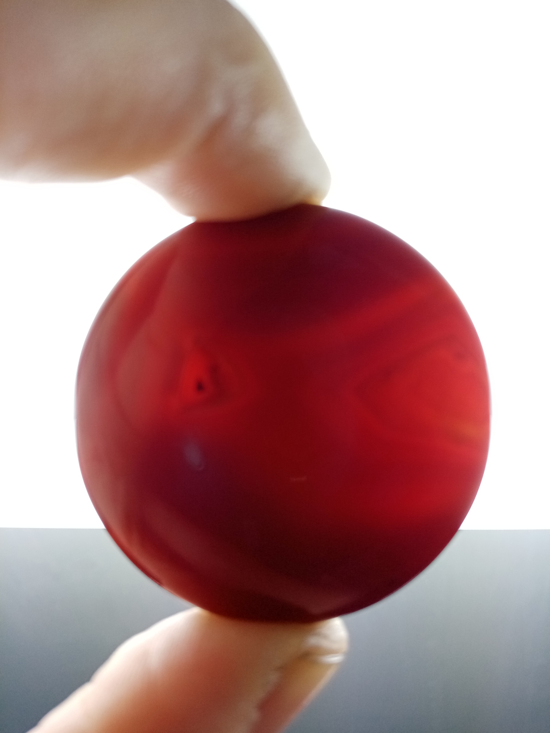 سنگ عقیق قرمز با ایه الکرسی