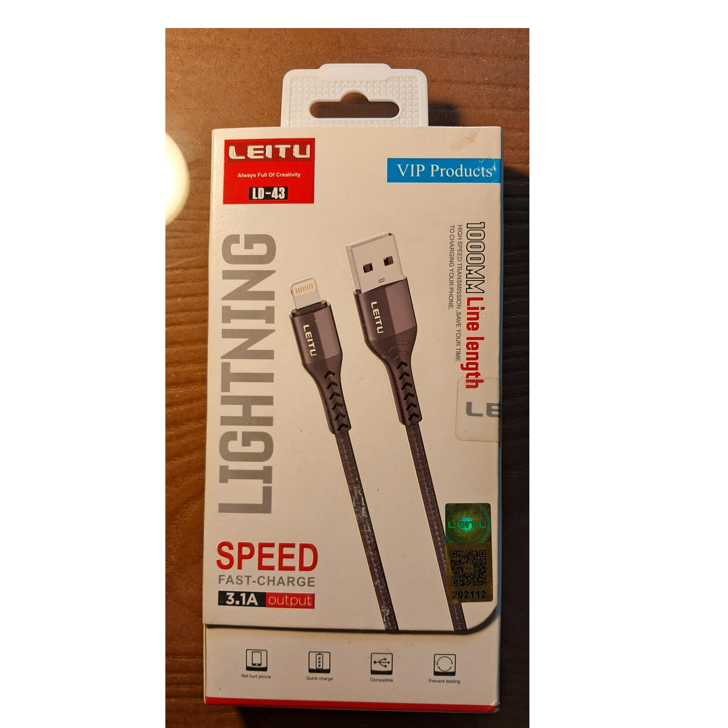 کابل شارژ اندرویدی از برند لتو LEITU