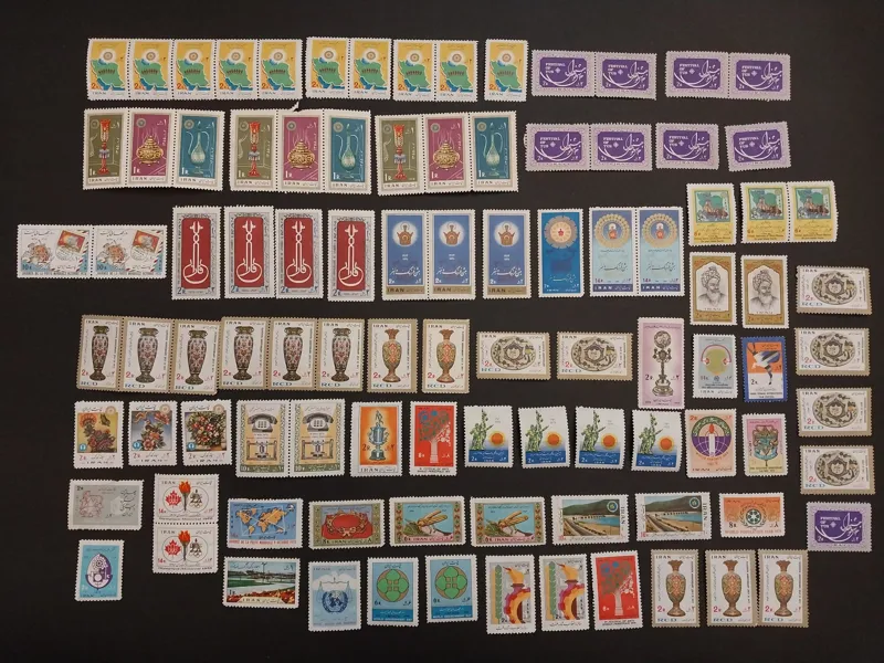 تعدادی تمبر مطابق تصویر