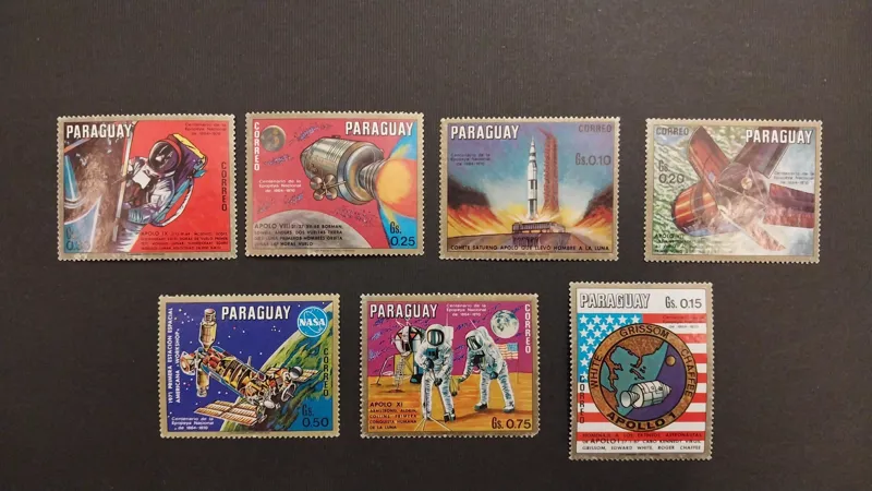 7 تمبر فضانوردی خارجی