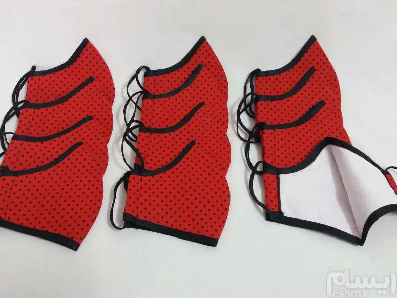 ماسک نخی در بسته بندی 12 عددی