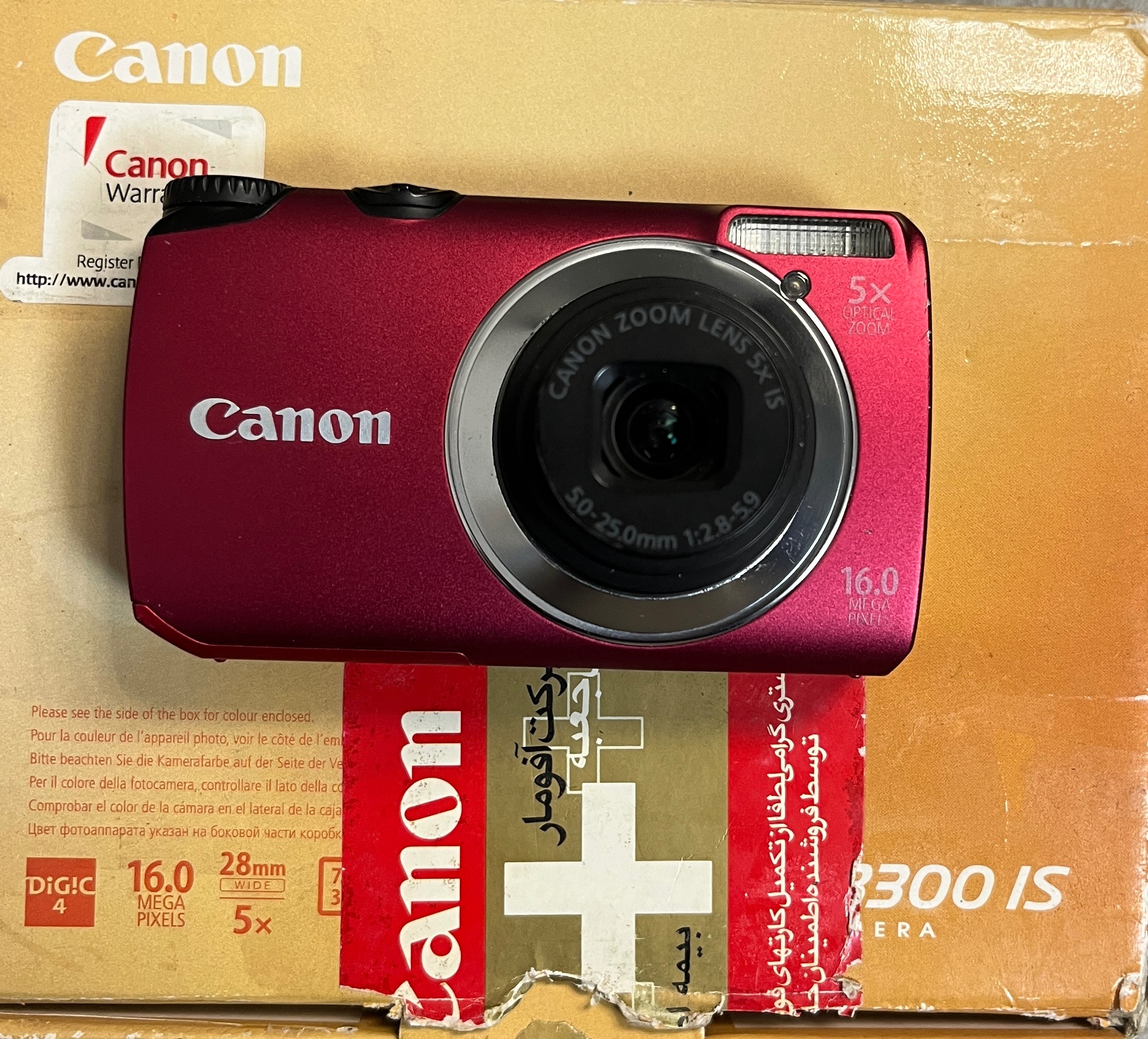 دوربین دیجیتال کانن  Canon Powershot A3300 IS
