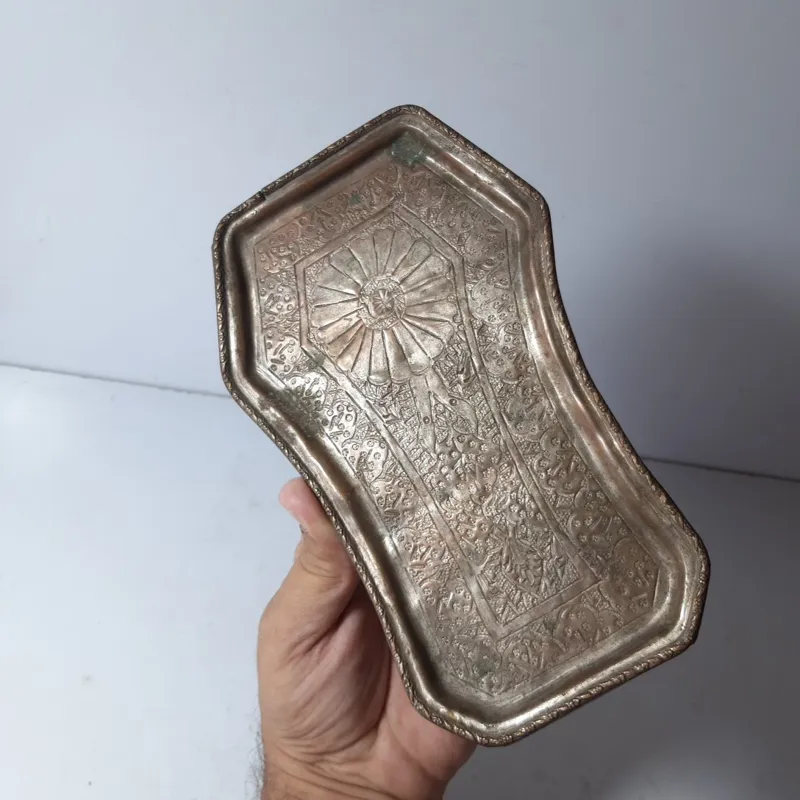 سینی کوچک زیر سماوری تمام قلم نایاب