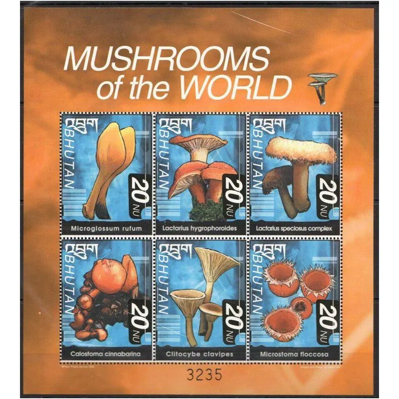 شیت قارچ چاپ بوتان