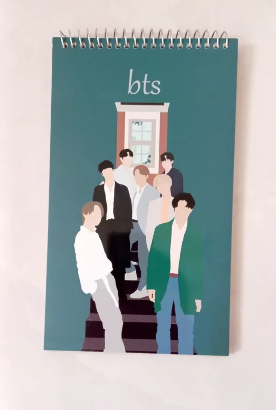 دفترچه جذاب bts