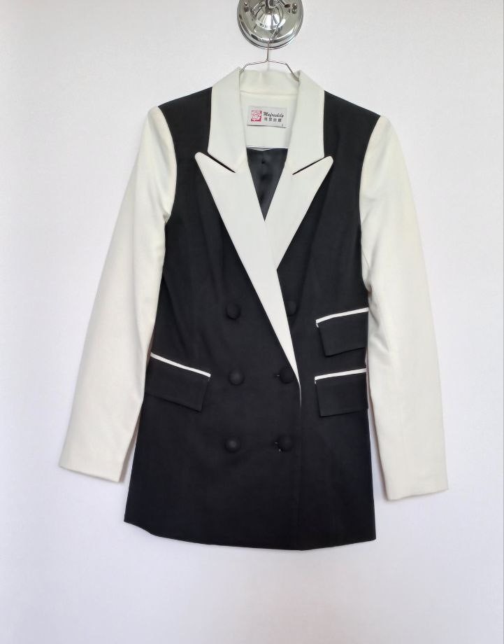 کت سفید مشکی زنانه