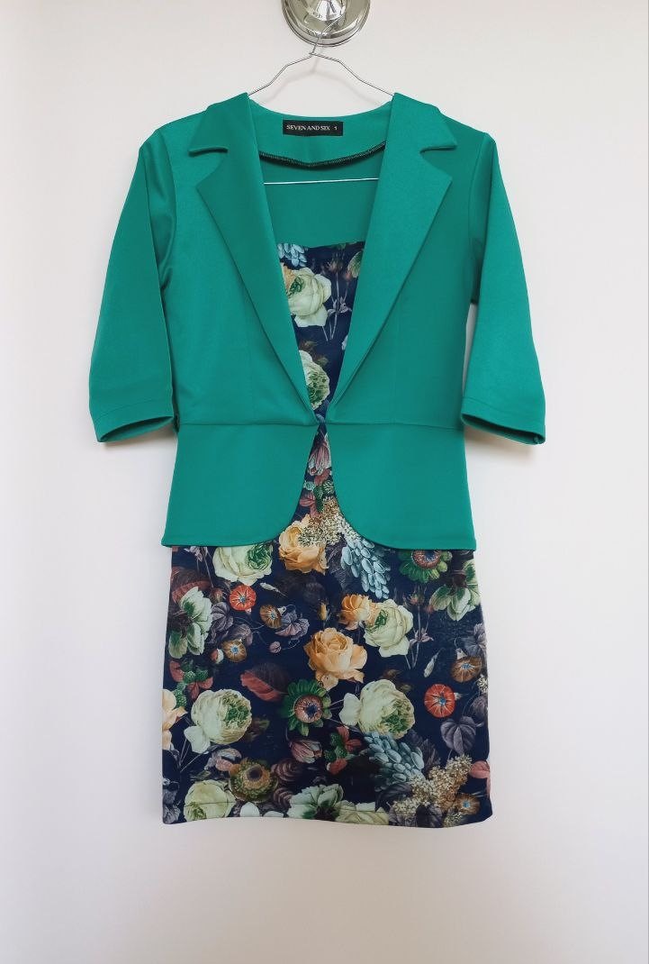 پیراهن کوتاه گلدار