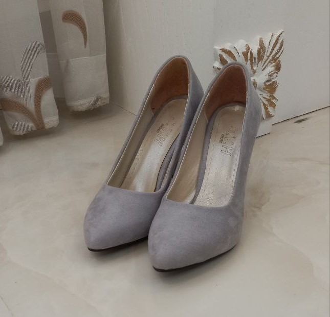 کفش مجلسی طوسی زنانه