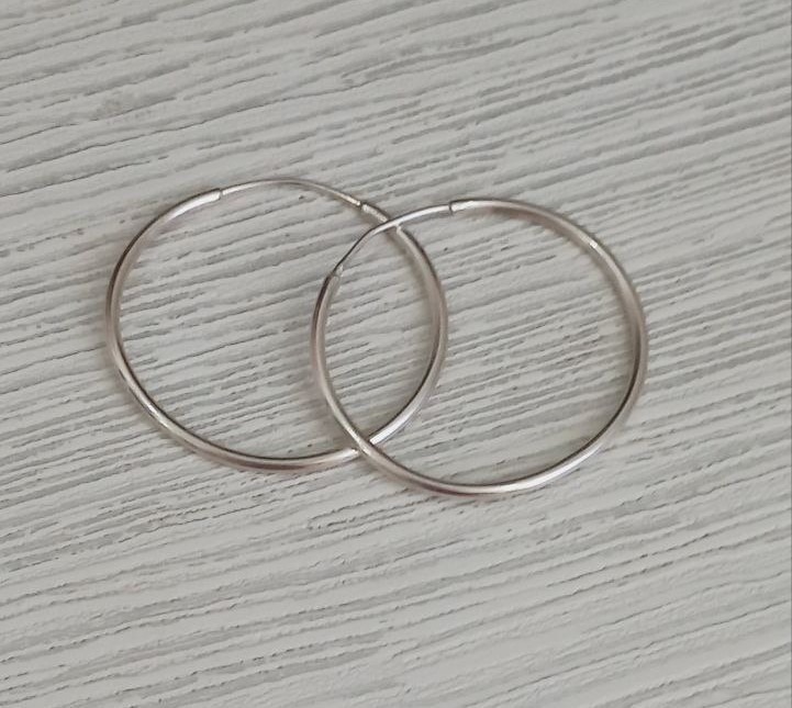 گوشواره حلقه ای نقره