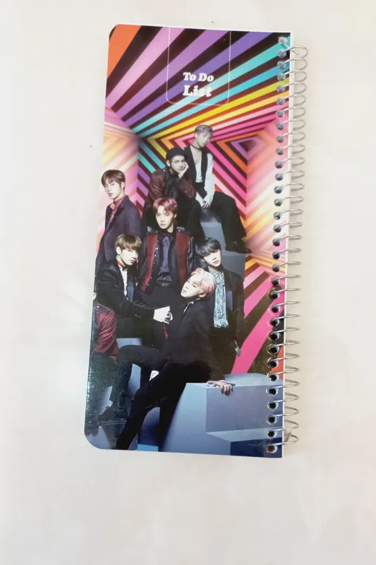 دفتر یادداشت طرح BTS