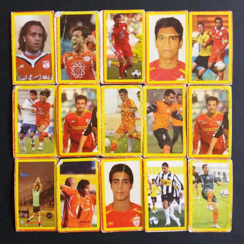 34 کارت بازی فوتبالی قدیمی - پرسپولیس