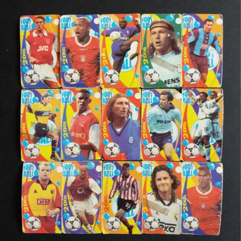 33 کارت بازی فوتبالی قدیمی - سری FOOTBALL