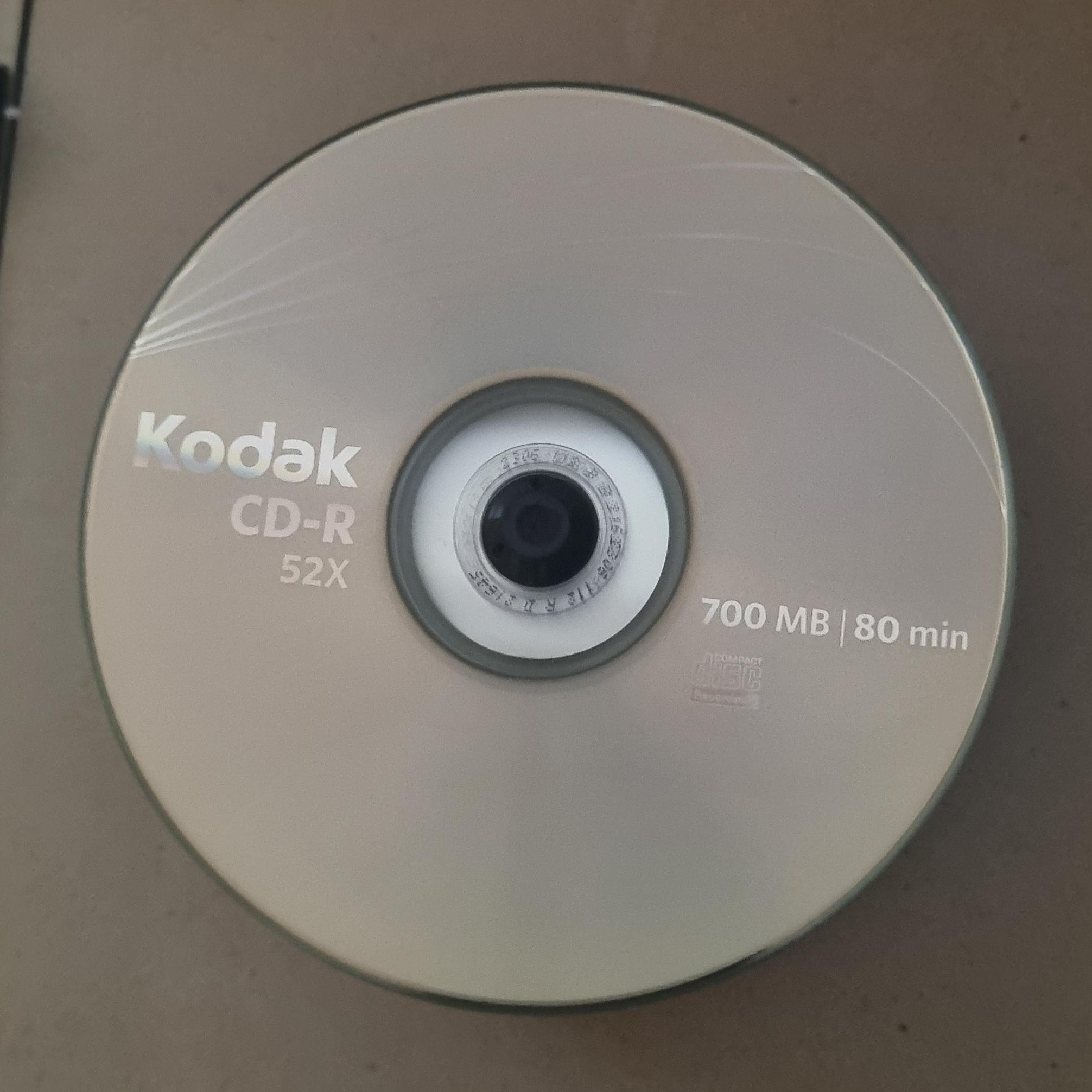 20حلقه سی دی CD خام کداک اصل kodak
