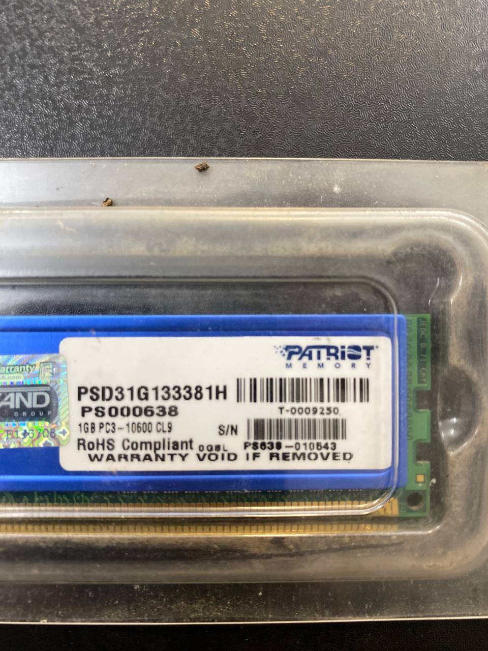 رم دسکتاپ RAM PATRIOT HEATSINK DDR2 1GB
