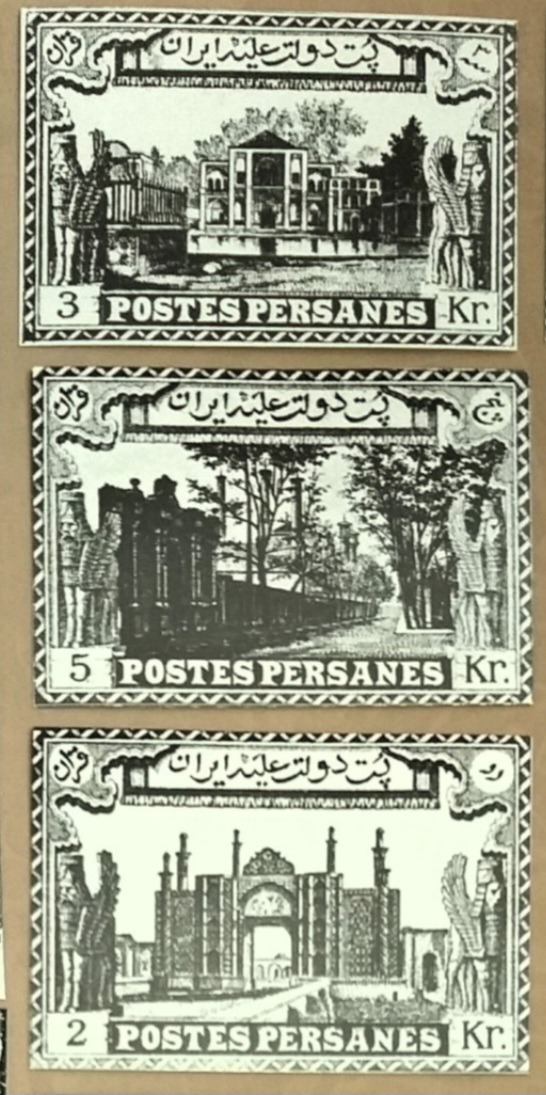 سه عدد. کارت پستال قدیمی، سری سلاطین