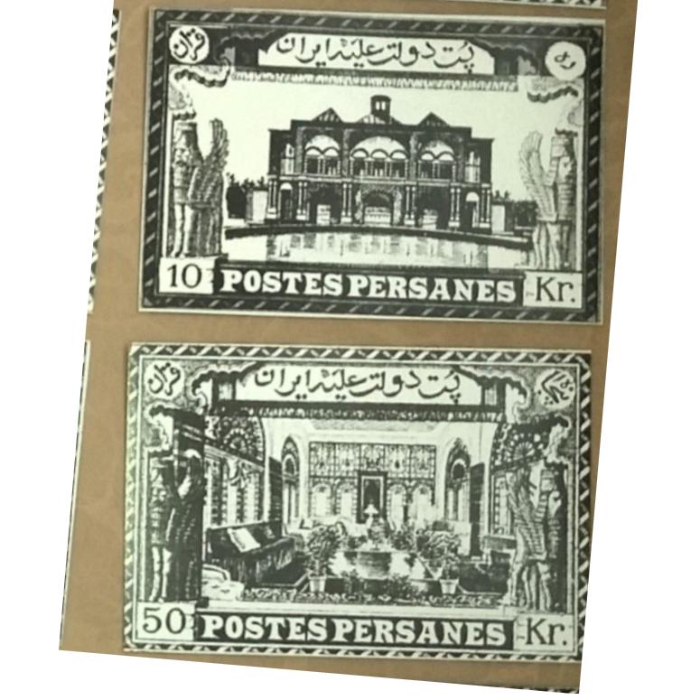 دو عدد کارت پستال سری سلاطین