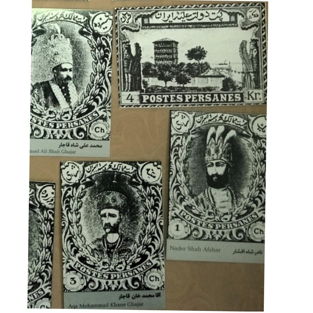 چهار عدد کارت پستال سری سلاطین