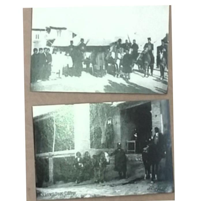 دو عدد کارت پستال، عکس زمان قاجار