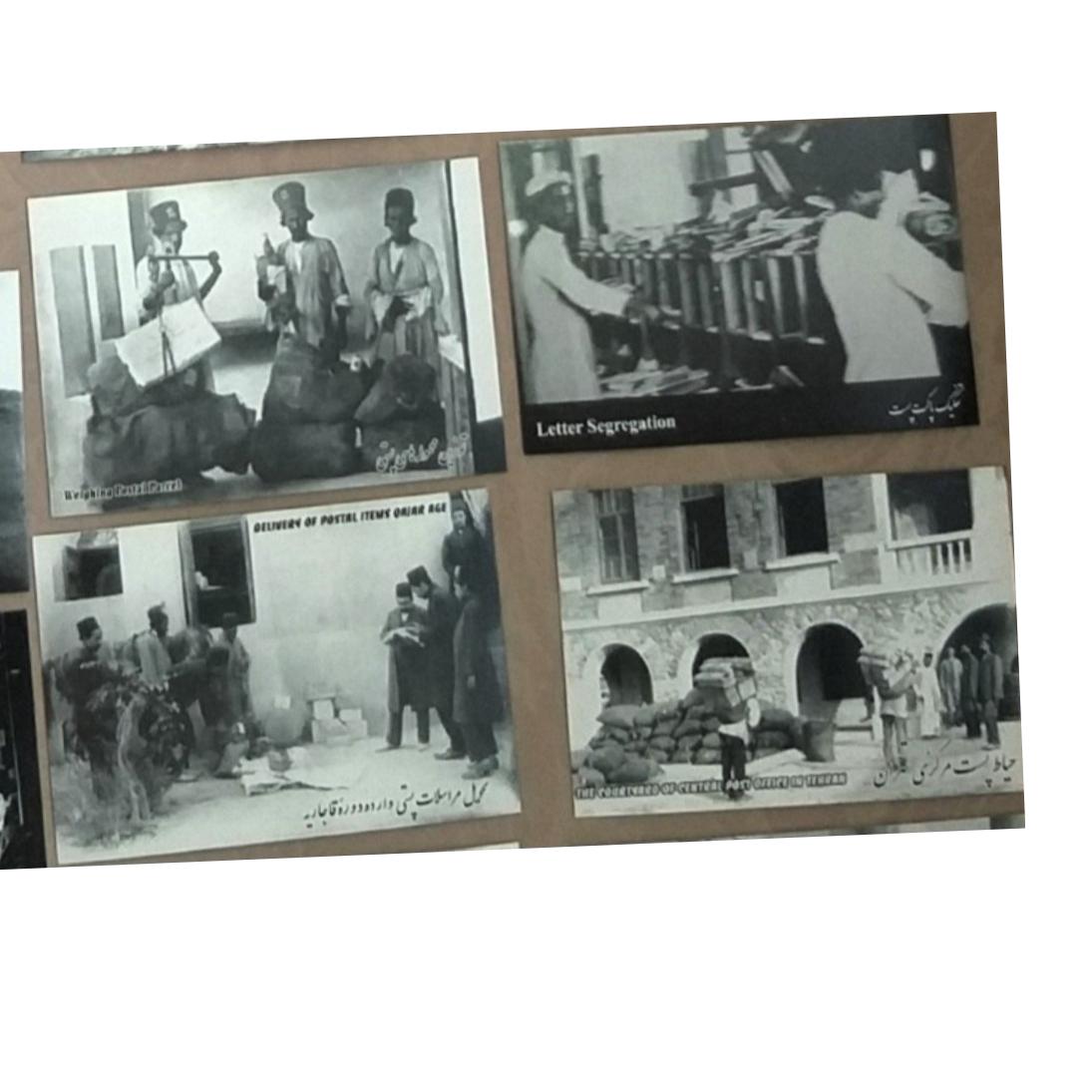 چهار عدد کارت پستال، عکس زمان قاجار