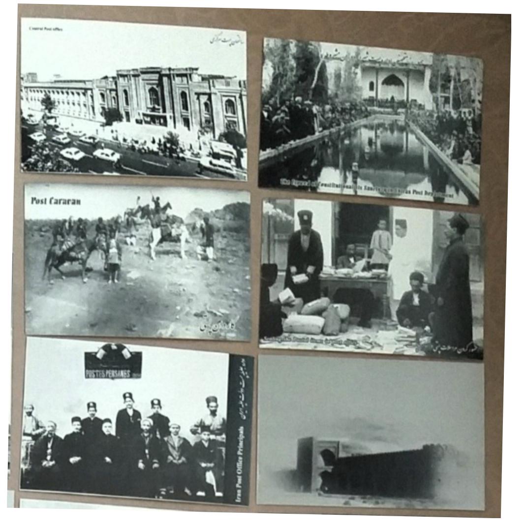 شش عدد کارت پستال، عکس زمان قاجار
