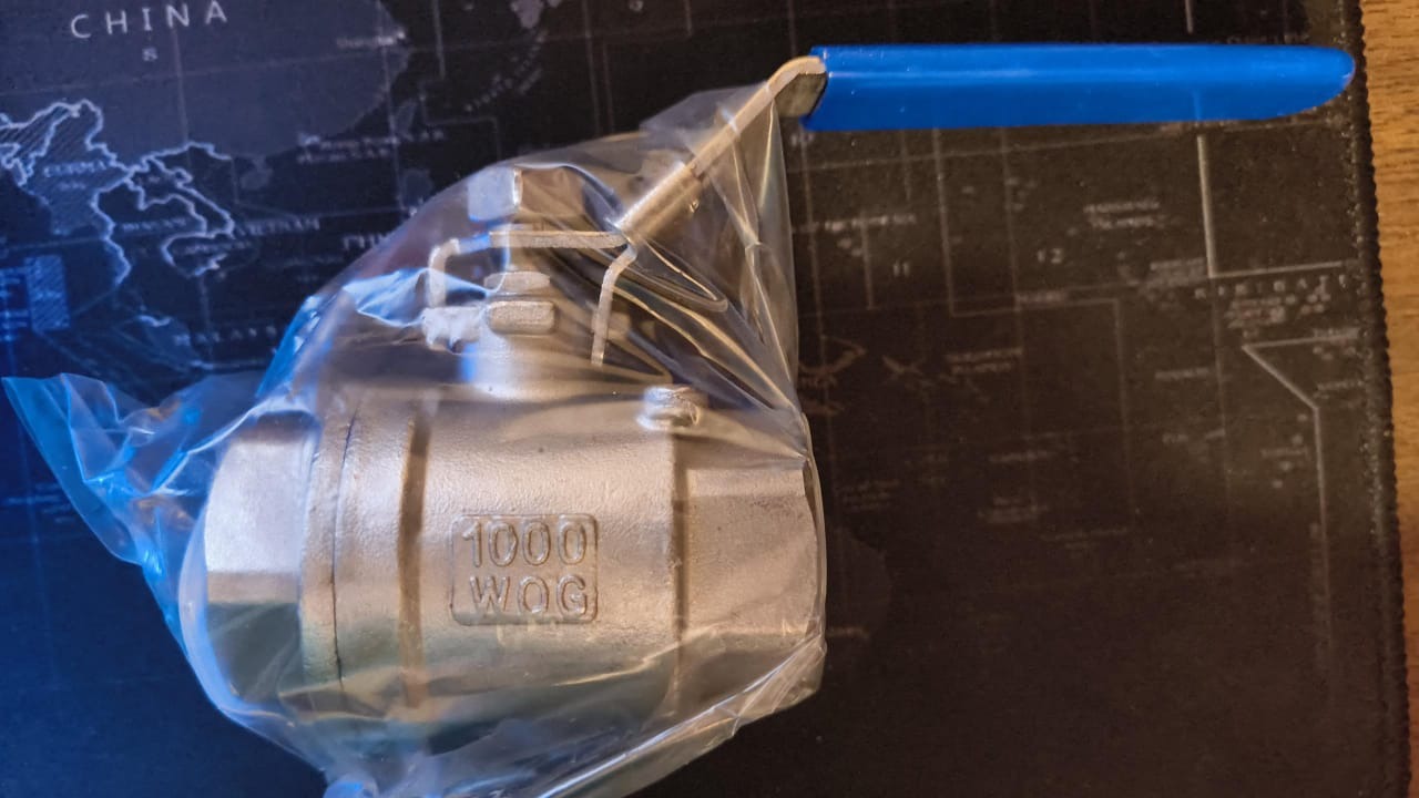 شیر 1 اینچ استیل 316