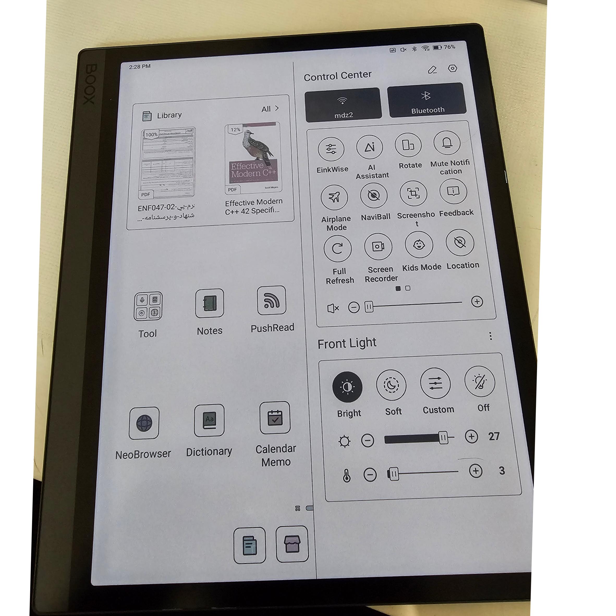 کتابخوان boox tab ultra c pro