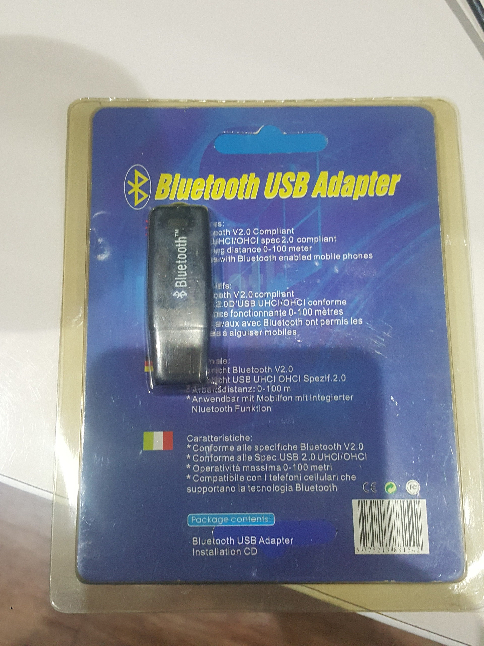 Bluetooth USB Adapter ES-388دانگل بلوتوث