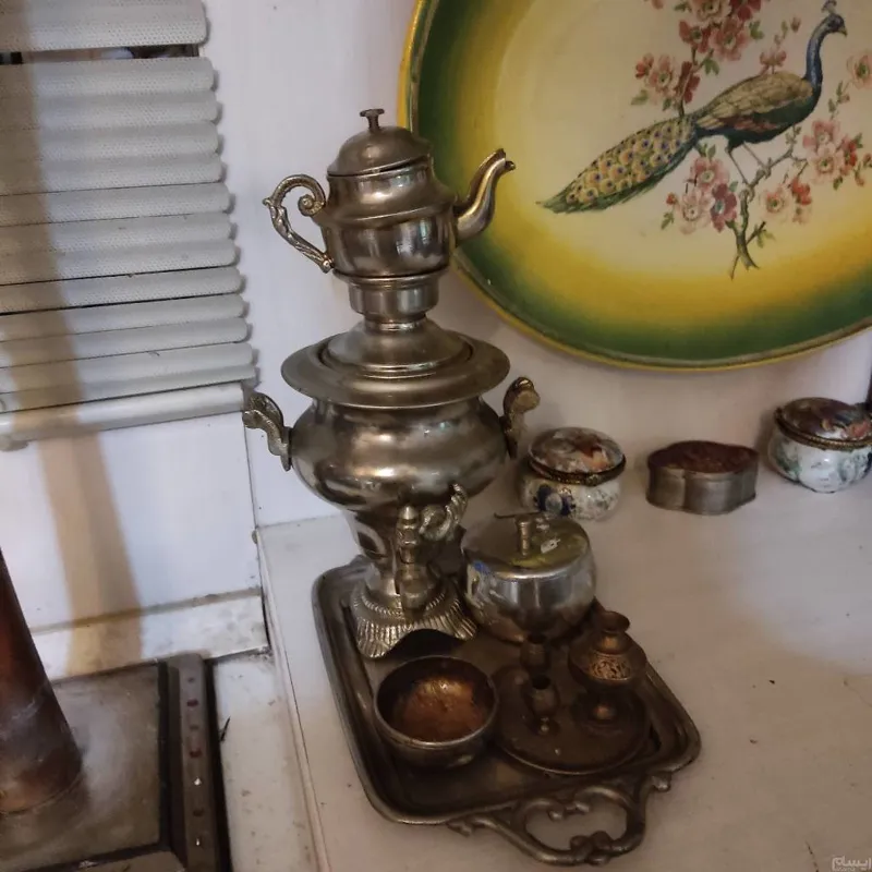 سماور روسی کوچک قدیمی