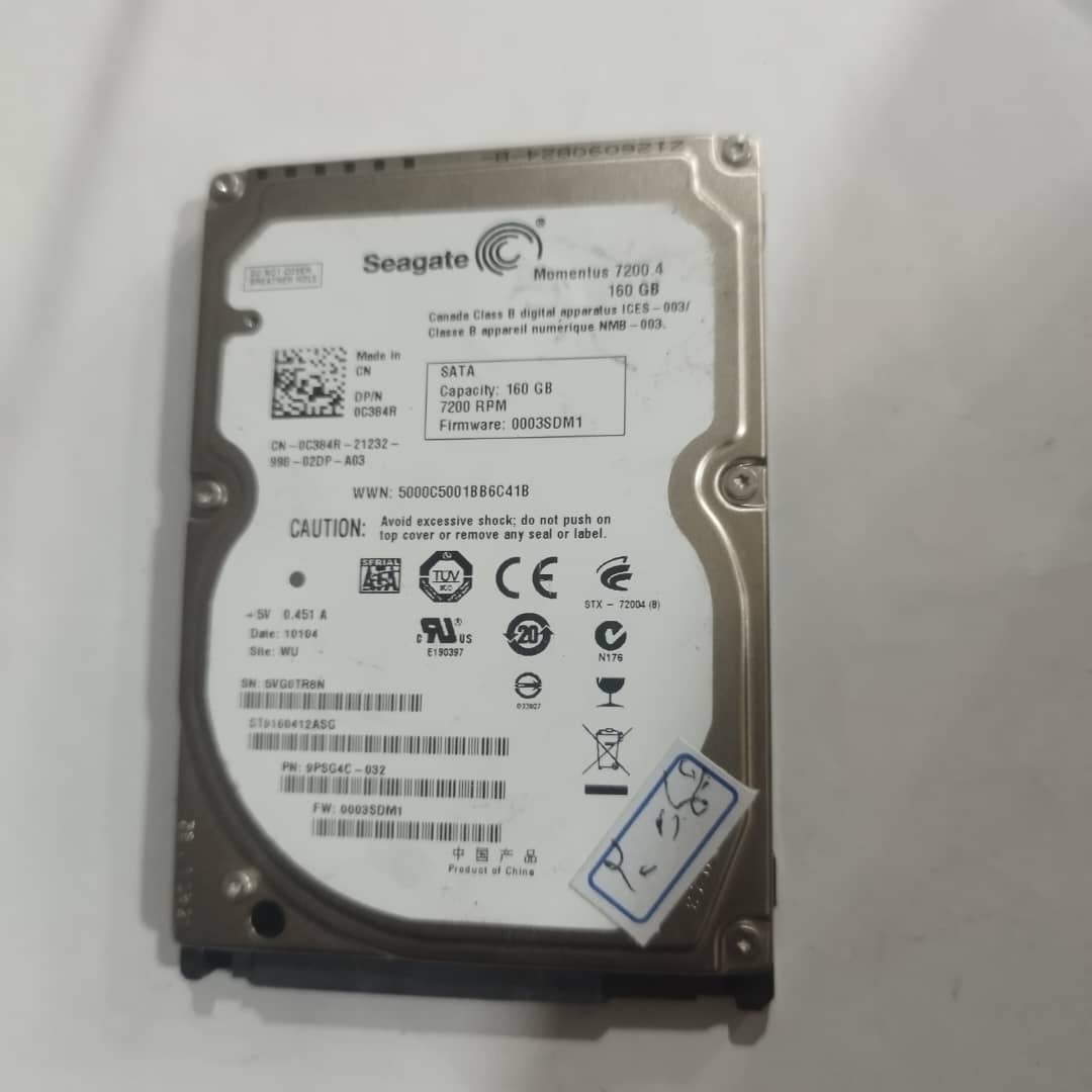 هارد 160g سلامت 100 درصد