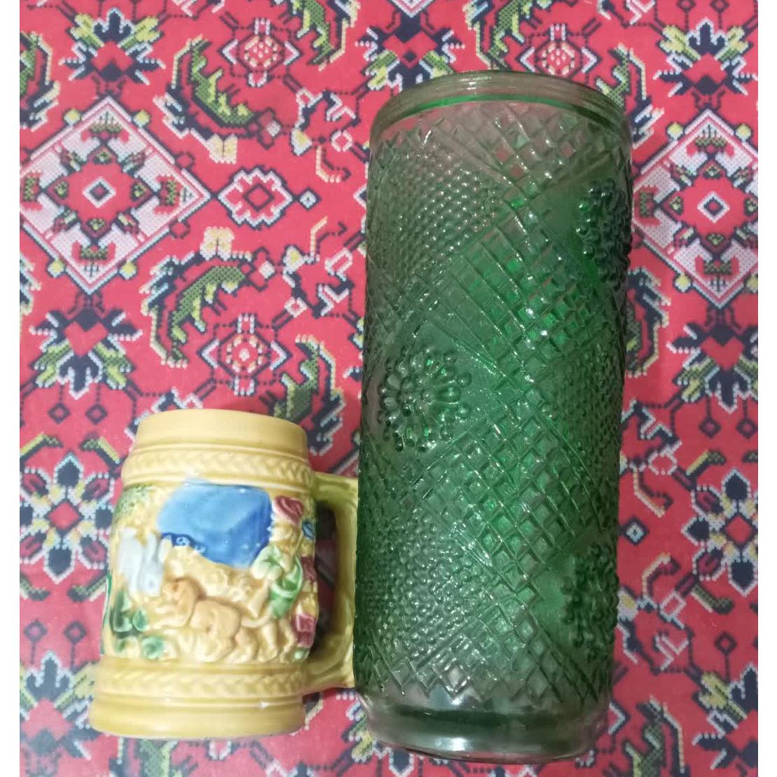 2 عدد لیوان قدیمی دهه شصت